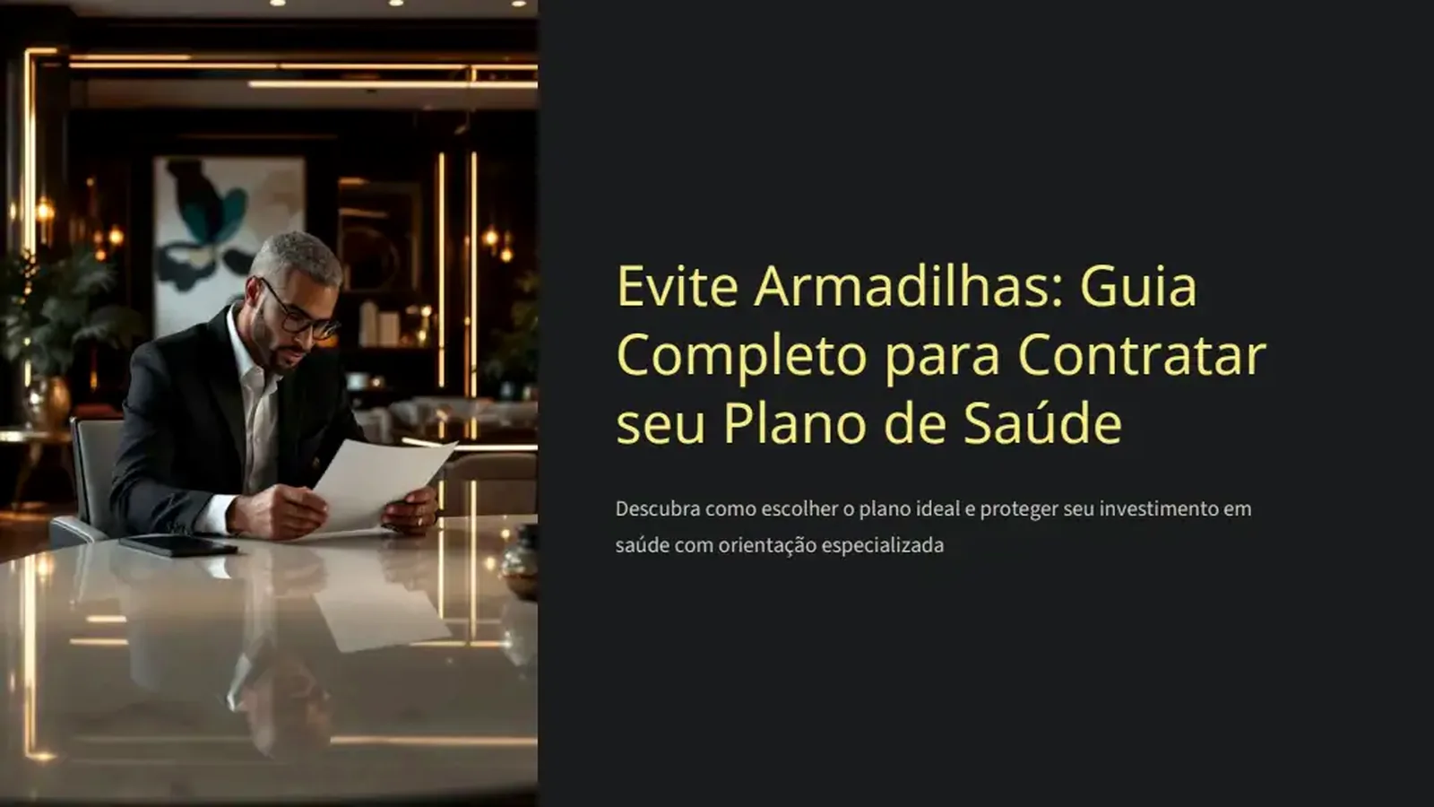 Capa do guia completo para contratar plano de saúde